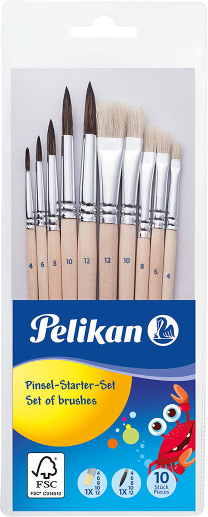 Herlitz 10116655 School paint or opaque watercolor set, 12 colors including opaque white (school paint + 12 brushes)