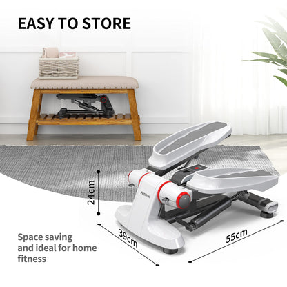 PROIRON Stepper for Home, Swing Stepper 120kg with Display for Leg and Butt Training, Mini Stepper Sport Stepper Twister Stepper Cardio - wear-free hydraulic cylinders - noiseless