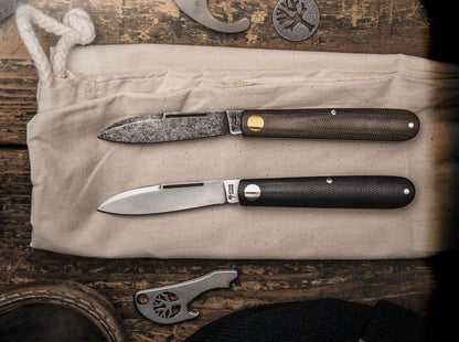 Böker Solingen® Barlow Prime EDC Green - classic slipjoint knife 42a compliant - traditional pocket knife with Micarta handle - Made in Germany - gentleman's pocket knife with sheath & gift box.