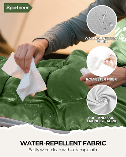 Outdoor Sleeping Bag - Sportneer Adult and Kids Sleeping Bag - Winter Sleeping Bag, Camping Sleeping Bag Lightweight Portable for Camping Hiking Backpacking