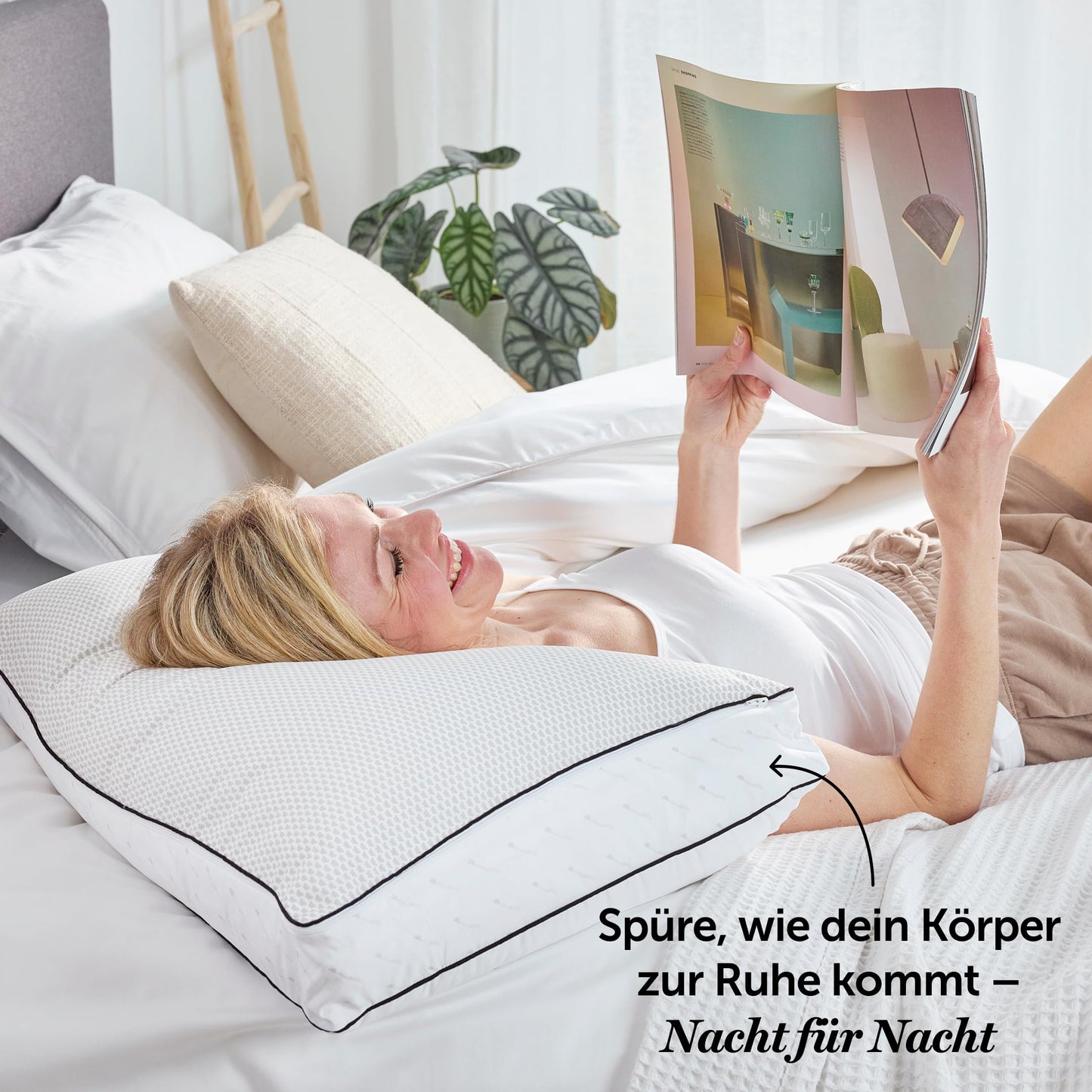 Cloudpillo Recharge Memory Foam Pillow 40×80 cm - Ergonomic & Adjustable Height - Luxury Hotel Quality - Oeko-Tex Certified