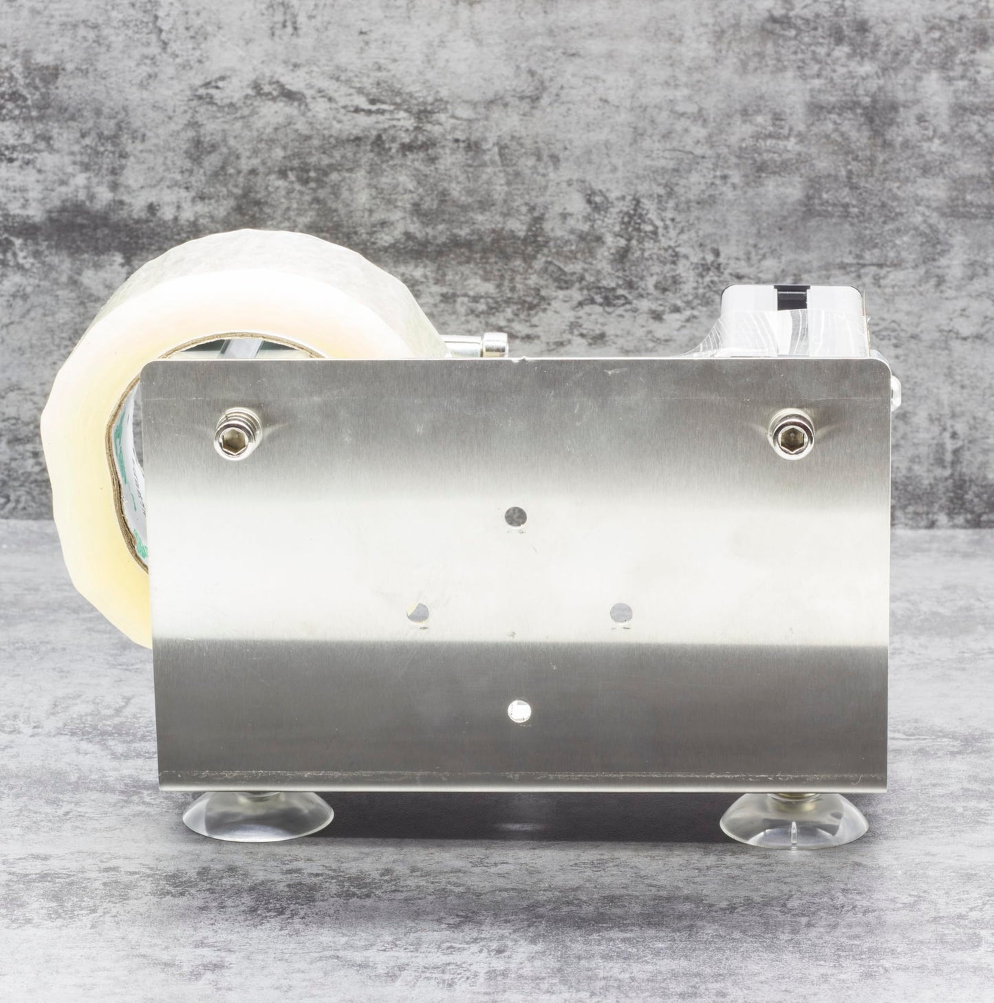 LDS Industry Tape and Label Dispenser, tabletop/wall mount tape dispenser, large tabletop dispenser, stainless steel frame with 2" / 3" suction cup, TTD-01