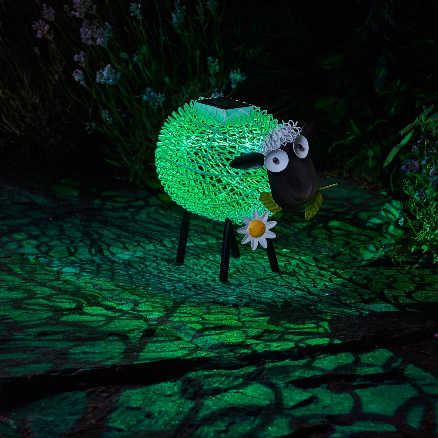 Smart Solar Solar Silhouette Metal Sheep Dolly