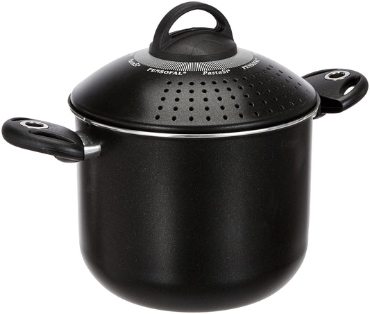 Pensofal, Biostone Series, Pastasì Pot 5 Liters - 20 cm Black