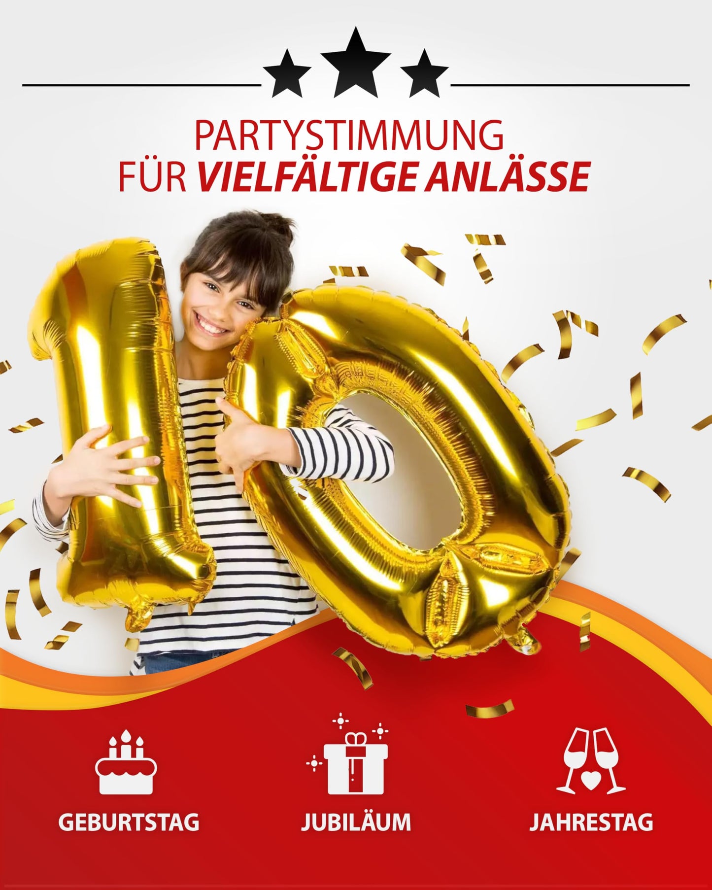 Party Factory helium gas for 30 balloons, helium gas cylinder with gas for latex, foil, and LED balloons, perfect for wedding, birthday, corporate event.