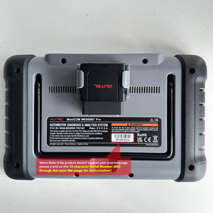 Autel MaxiCOM MK808BT PRO OBD2 diagnostic tool: 2025 full bidirectional active test, Android 11, 4G+64GB, 2.4&5G WIFI, upgrade from MK808BT MK808S MK808 MX808S, 28+ service all system, BT506 compatible.