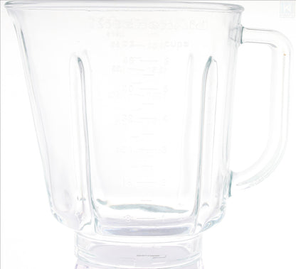 Replacement new replacement glass/pitcher 1.5 l for KitchenAid Stand Blender (models from KSB555, 5KSB555, KSB565, etc.)