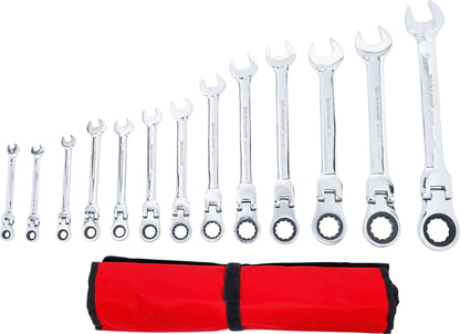 BGS Do it yourself ratcheting wrench set, flexible heads, sizes 8 - 32 30012