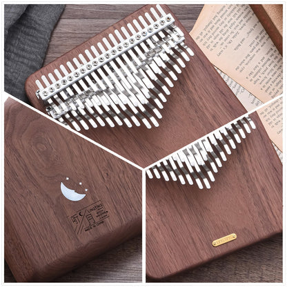 LingTing Kalimba LT-K42W 42 Key Kalimba Mbira Thumb Piano, Gift for Kids and Adults, Beginners(Moon Whisperer)