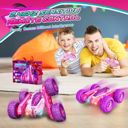 Dreamlandia Gift for Girls 3-10 Years, 2.4Ghz 4WD Remote Control Car for 3-8 Years, Outdoor Toy Easter Gifts for Kids & Girls