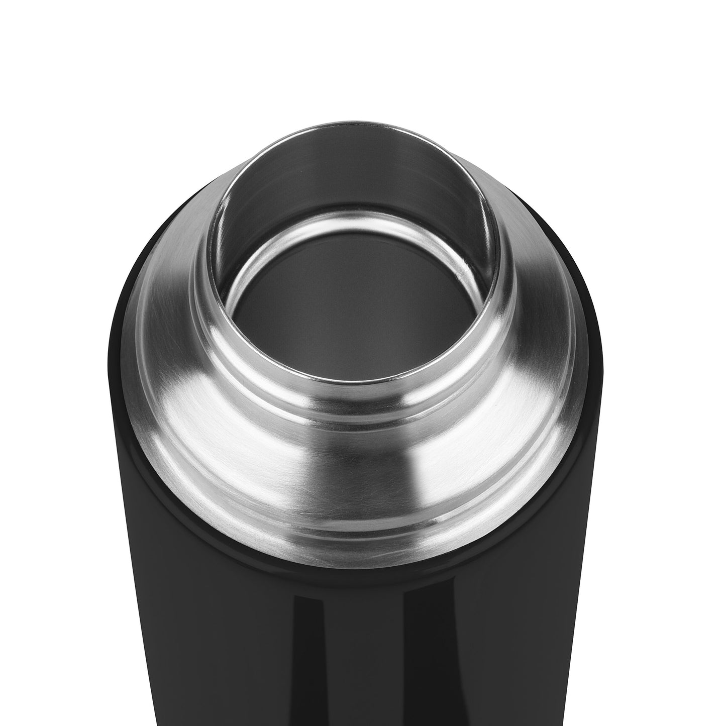 Emsa 515223 Senator Insulated Bottle, Thermos Bottle, Travel Coffee Mug, 700ml, Thermal Mug, Insulated Cup, Safe Loc Closure, Black