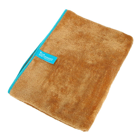 Jemako Fur-Pro Dog Towel Pet Drying Towel Pet Care, gentle fur drying (M (45 x 85 cm)) including SINLAND laundry bag.