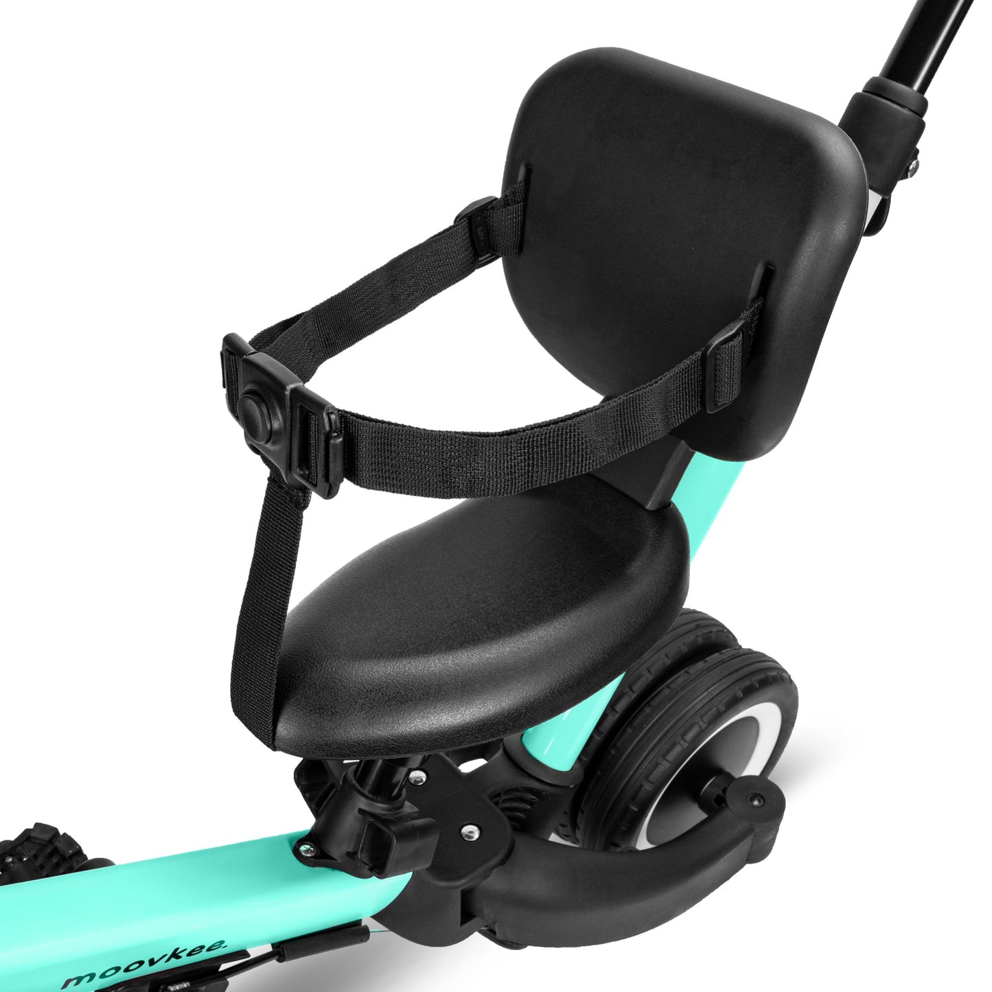 Tricycle from 1 year with push handle 6in1 - Blue balance bike - Tricycle with push handle - Baby bike from 1 year - Kids bike - Balance bikes - Safety balance bike for your child thanks to 3-point harness