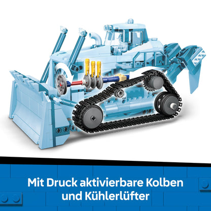 LEGO City Yellow Bulldozer Set - Toy construction site, BUILD and playset - realistic construction vehicle with driver and 2 construction workers - gift idea for kids aged 8 and up - 60466