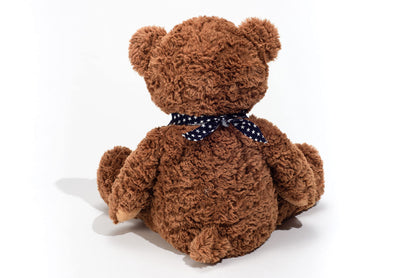 Teddy Hermann 91363 Teddy Bear 48 cm with star neckerchief, cuddly toy, plush toy