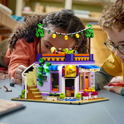 cooldac LED light set Compatible with Lego 41747 Heartlake City Community Kitchen, Light Set Compatible with Lego Heartlake City Community Kitchen Building Blocks Model.