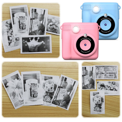5 rolls of printing paper for kids camera, GREENKIDS instant print thermal paper, refill paper for kids camera, instant camera accessory (length: 2.16inch & width: 1.1inch)