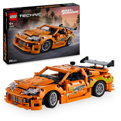 LEGO Technic Fast and Furious Toyota Supra MK4 - Toy Car - Featuring 6-cylinder engine & opening doors - Model set for boys and girls aged 9 and up - Perfect birthday gift idea 42204