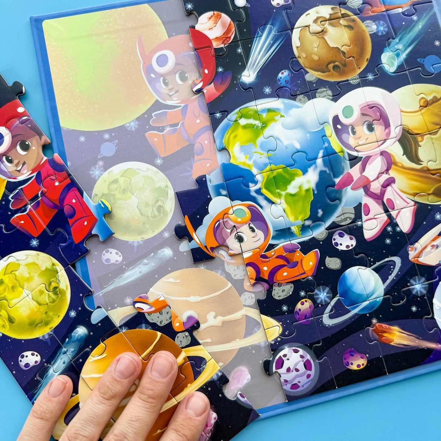 QUOKKA Magnetic Puzzle Game for Kids Ages 3-4 - 48-piece Puzzle Activity for Children on Airplanes & Car Rides - Dino Travel Games for Kids Ages 4-5-6 - Toy for Boys and Girls