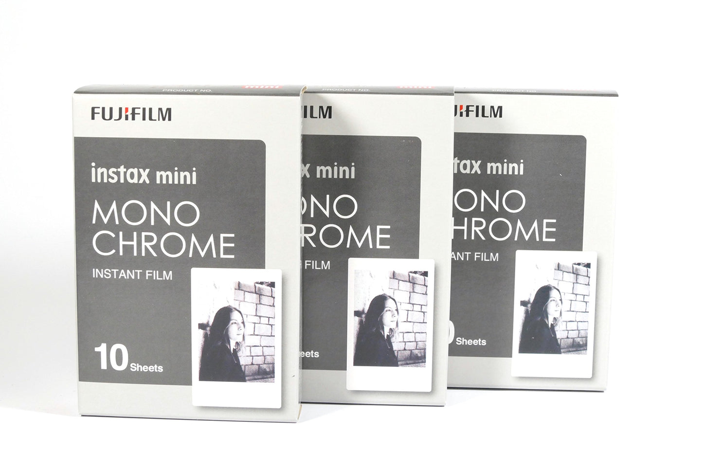 Fujifilm Instax 3x10 film mini camera, monochrome WW1 black/white.