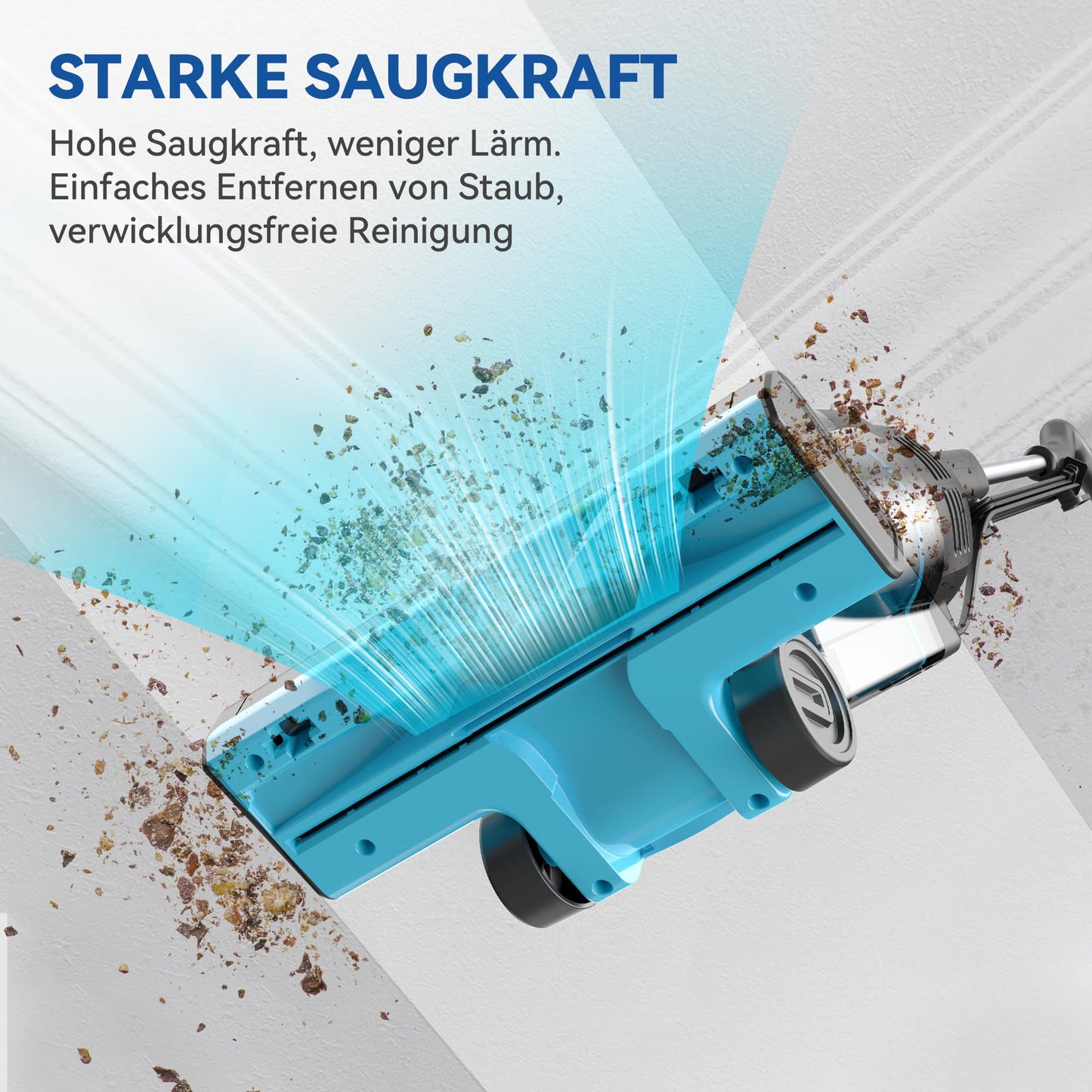 Vacuum cleaner, corded stick vacuum with cable hand vacuum 20Kpa 600W, 3 in 1 bagless vacuum with 5m cable, vacuum cleaner without bag Vacuum Cleaner Anti-Tangle for pet hair carpet hard floors