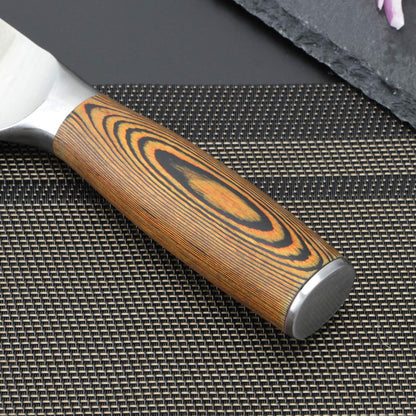 MSY BIGSUNNY cleaver Chinese chef knife, blade length 20.5cm, large blade, high carbon steel, wood handle color.