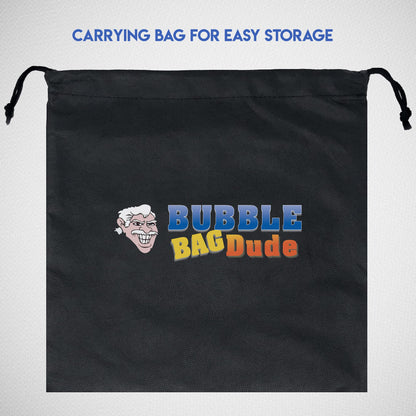 BubbleBagDude Bubble Bags 1 Gallon 8 Bag Set - Herbal Ice Bubble Bag Essence Extraction Kit - Plant and Herbal Extraction Bubble Bags with 10 x 10" Press Screen and Storage Bag