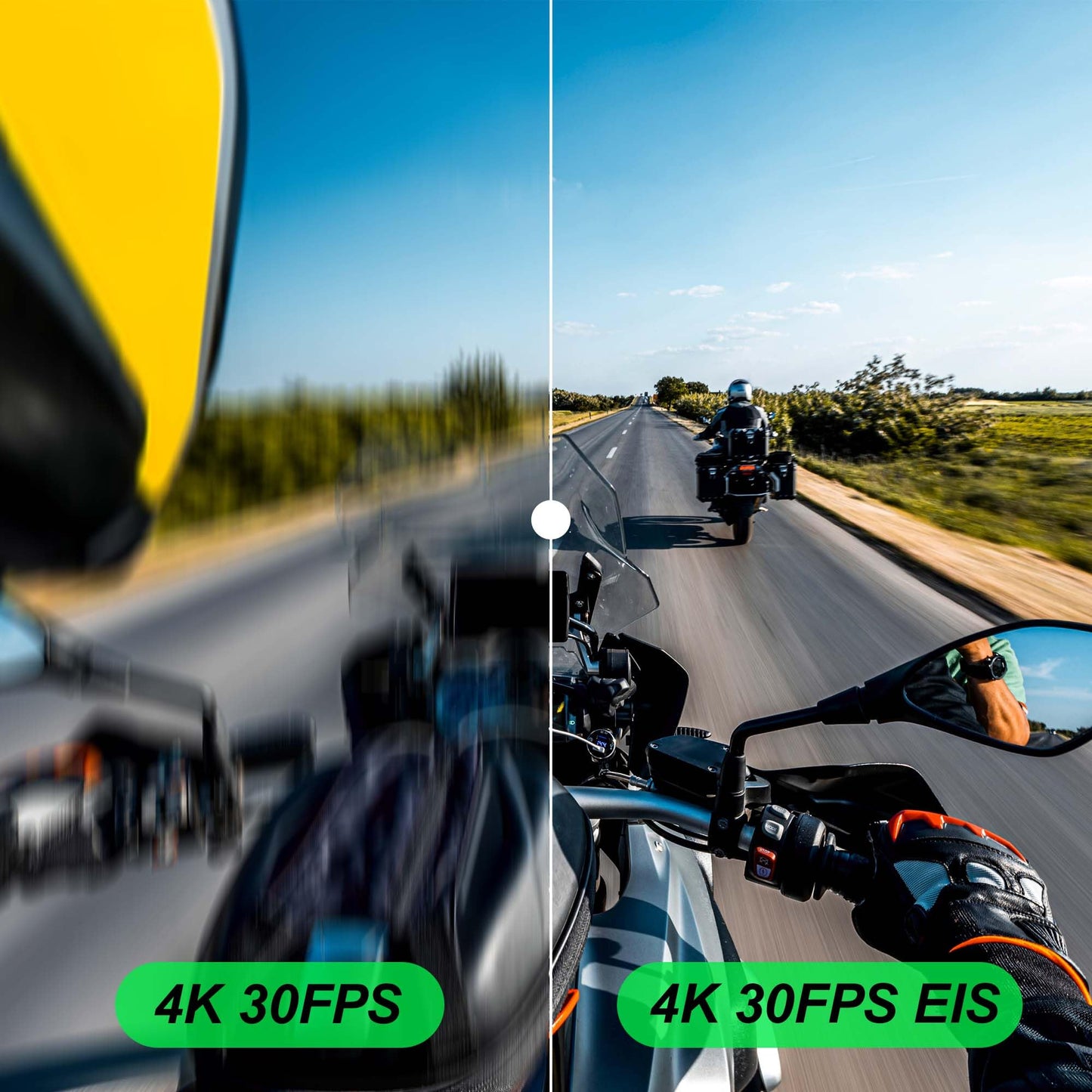 Surfola Action Cam 5K, 24MP underwater camera 40M waterproof EIS image stabilization, helmet camera WiFi action cameras with external microphone, 2*1350mAh batteries and charger, remote control and accessory kit
