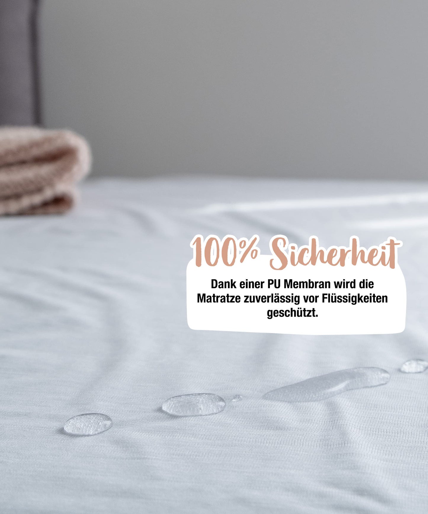 Honorchild® Mattress Protector waterproof | 100% Lyocell + Membrane | Oeko-Tex Certified | Leakage Protection Baby | Moisture Protection Mattress Protector Waterproof Mattress Pad 90x200cm