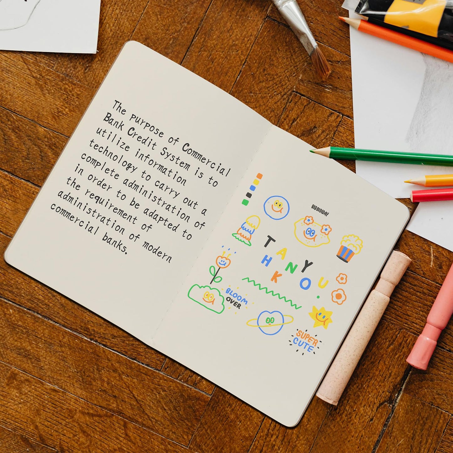 ZCZN notebook A5 blank, 48 pieces kraft cover notepad with 30 sheets, journal for office and school.