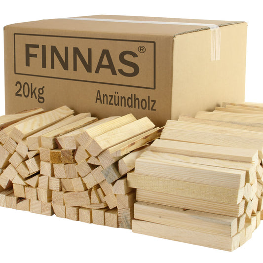 There are 20kg of kindling wood firewood firelighters ready to use for fire pits and campfires. Perfect for your fireplace, smoker, grill, BBQ, or oven.
