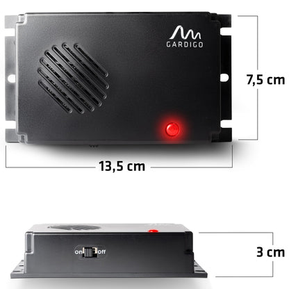 Gardigo® Marder-Repellent Mobil - 2 pack | Car Marder Repellent | Ultrasonic Marder Deterrent | Battery Operated Car Marder Repellent | Marder Protection for Vehicles, Engine Compartment, Attic, House, Garden
