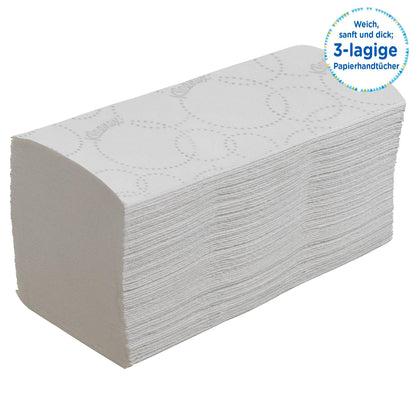 Kleenex Ultra Paper Towels with Interfold Folding 6710, 3-ply paper towels with V-Fold, featuring Airflex technology and FSC paper, 15 packs x 96 towels (1,440 folded towels).