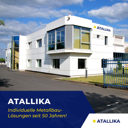 ATALLIKA aluminum plate coated [Moss Green, 1000x1000 mm] - 2mm thick aluminum sheet with one-sided powder coating [weatherproof, outdoor & indoor] - precise sheet metal cut from Germany.