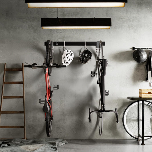Borrow bike wall mount suitable for all bikes, such as E-bike, mountain bike, road bike, infinitely adjustable, bike wall mount