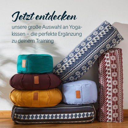 DoYourYoga Fitness Mat Yoga Mat "Kirana" made of ECO-PVC - 183 x 61 x 0.4 cm - non-slip & durable - Exercise Mat Yoga Mat Pilates Workout - Curry