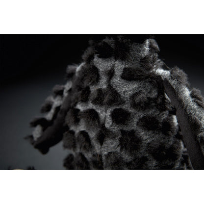 sigikid 39703 Bear ACH Good! Edition 23, BeastsTown plush toy: Collect, gift, play, cuddle. For children and adults aged 3 to 99. Dark gray/black/bear, 35x13x13cm.