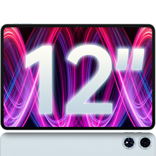 TECLAST T60Plus 90Hz 12'' Tablet with 2K Android OS, MTK G88 Octa-Core 2.0GHz CPU, 16GB RAM+128GB ROM (expandable to 8TB), 13MP camera, Incell 2000x1200 resolution, 8000mAh battery, 4G LTE/5G WLAN/GMS/GPS/Widevine L1/3.5MM [2025]