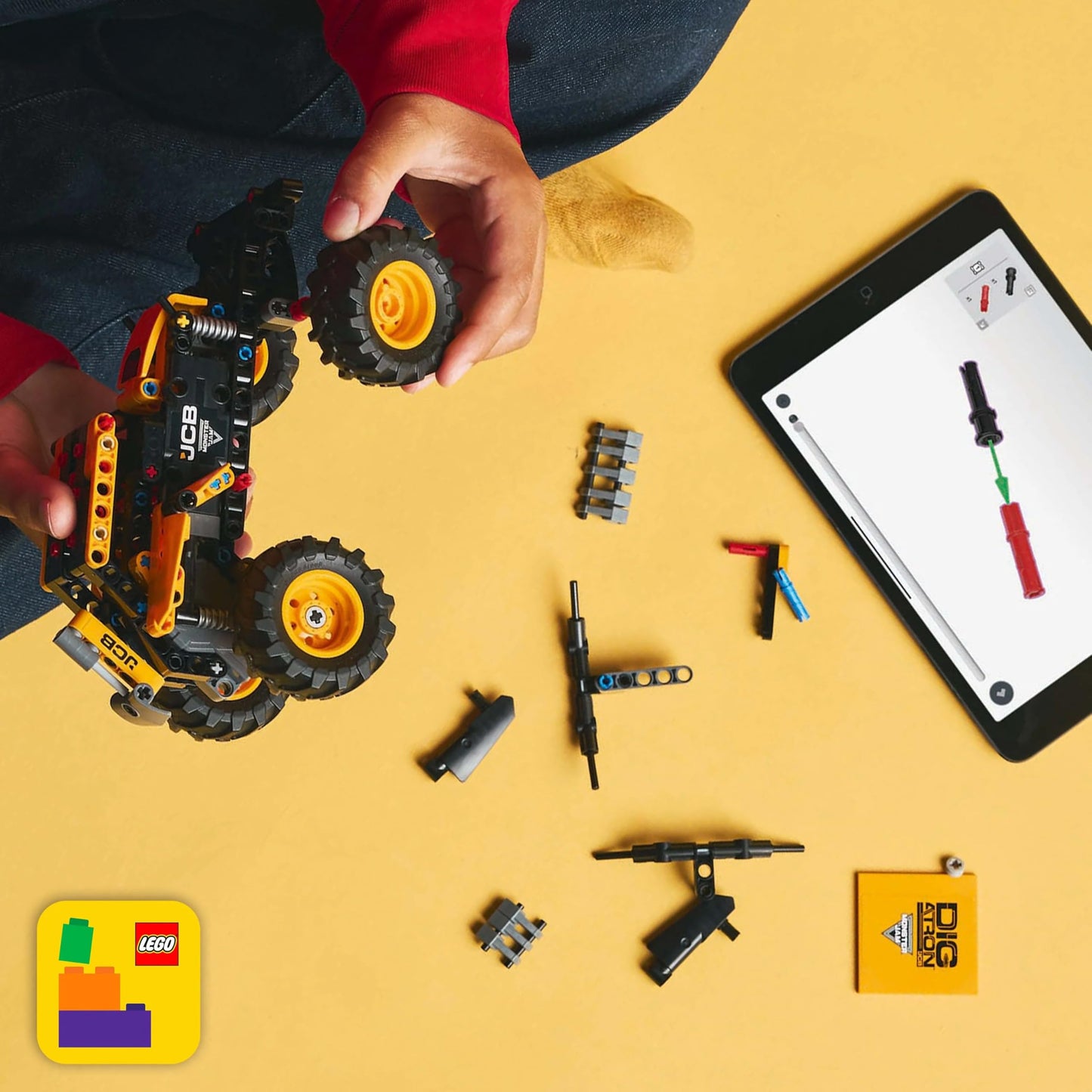 LEGO Technic Monster Jam DIGatron, Monster truck playset for children, building toy for kids, boys and girls aged 7+, great gift ideas for fans of monster trucks and motorsport 42199.