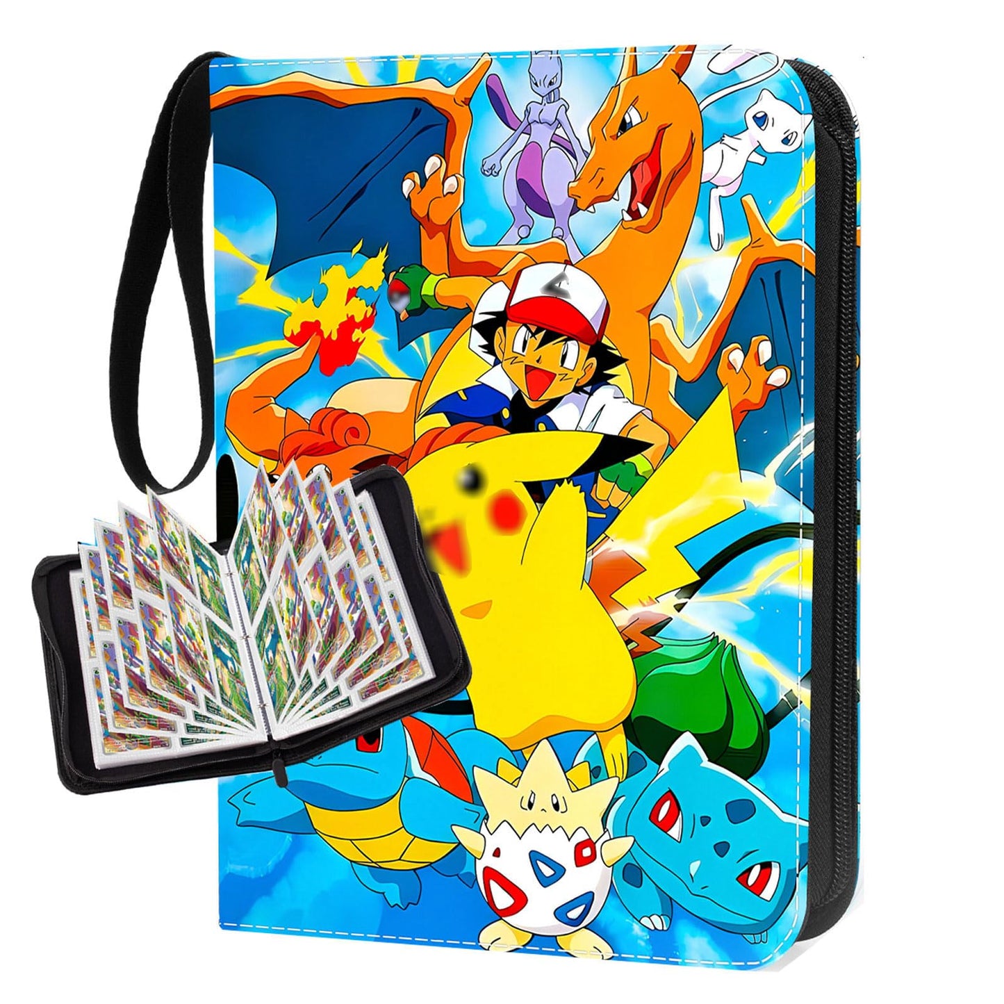 Egmelos Card Collection Album, 50 pages, holds up to 900 cards, perfect gift for kids.