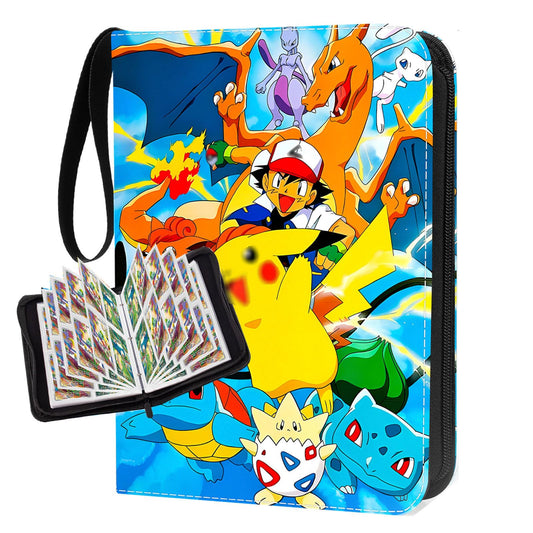Egmelos Card Collection Album, 50 pages, holds up to 900 cards, perfect gift for kids.