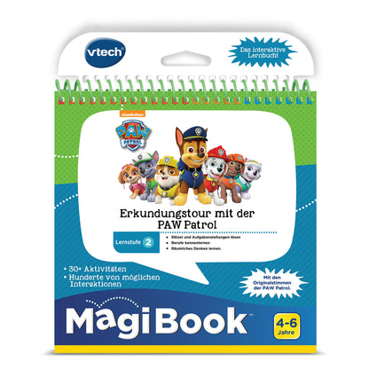 Vtech 80-480204 Level 2 - PAW Patrol MagiBook Learning Books, Multicolor & 80-480604 - Magibook - Level 2 - Alphabet Adventure