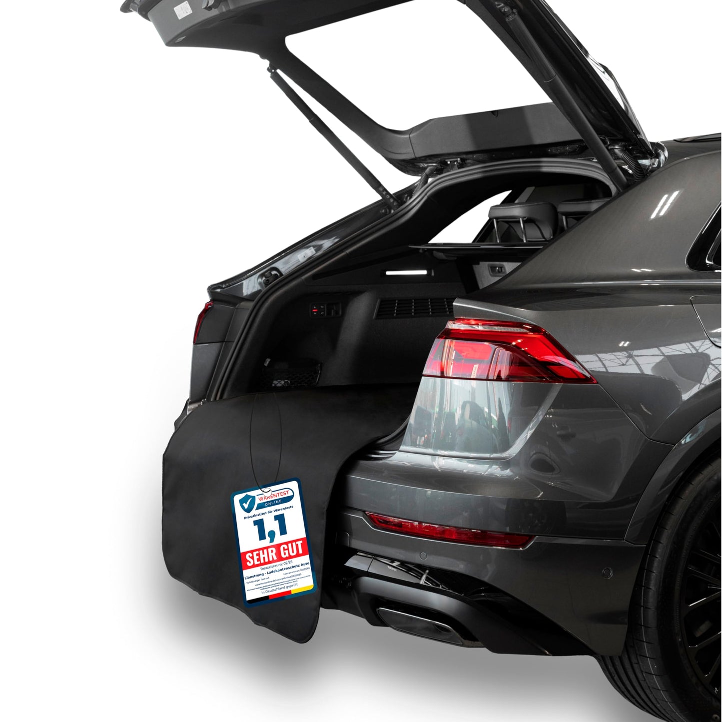 LIONSTRONG® Trunk Protector [PADDED & WATERPROOF] - Universal protection mat suitable from small cars to SUVs - Trunk protection for dogs - Scratch-resistant and slip-resistant.