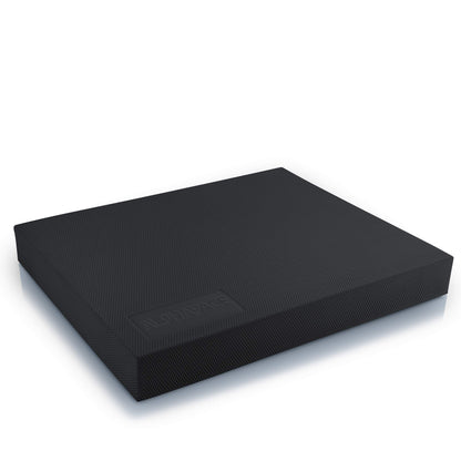 ALPHAPACE Balance Pad 40x33x6cm in black incl. free exercise poster - Innovative balance cushion for optimal full-body workout - To improve coordination, balance & strength.