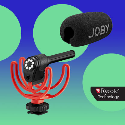 JOBY Creator Studio Complete Kit, full-size tripod with smartphone clamp, 12' ring light, Wavo On-Camera Shotgun Microphone, White Seamless Paper Background, and 3-in-1 quick charge cable 1.2m.