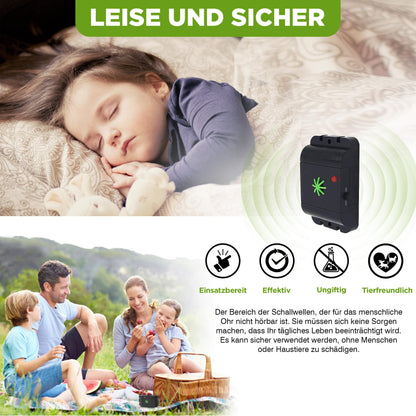 ISOTRONIC mobile dog and cat repellent with ultrasound | for barn, garden, car, and garage | high-pitched tones, variable frequency to prevent habituation - 3 pieces