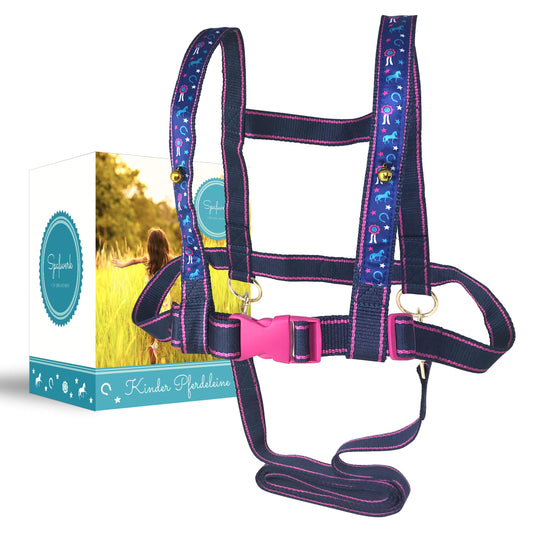 Funworks® horse lead for playing for girls | Horse harness for children & horse lovers ages 3 to 12 | Horse lead for kids recommended by therapists