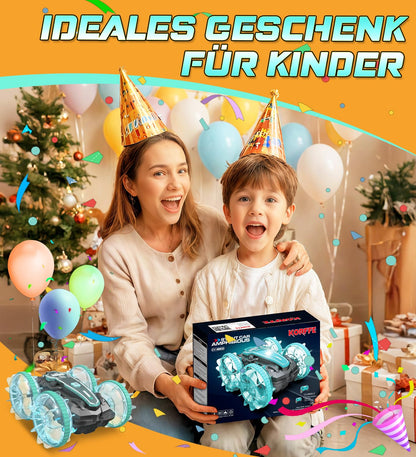 Amphibious Remote Control Car 3+ Years, RC Car Toy for Boys Ages 3 4 5 6 7 8 9 Years Christmas Gift Boy 3+ Years Outdoor Games for Children Beach Water Toy