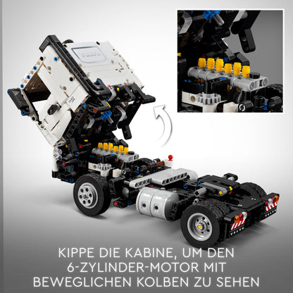 LEGO Technic Volvo FMX truck with EC230 Electric Crawler Excavator, kids toy, gift set for boys and girls aged 10+, construction vehicles toy, excavator toy set 42175