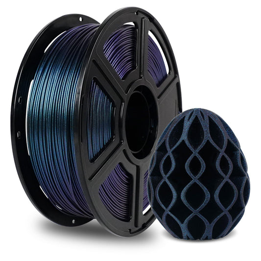 FLASHFORGE PLA 3D printer filament 1.75 mm - 1 kg Chameleon color changing (Burnt Titanium) - High precision & eco-friendly filament